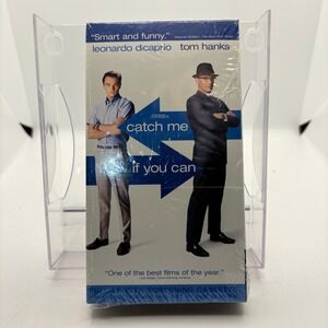 Catch Me If You Can VHS Full Length Screening Cassette DiCaprio Hanks‎